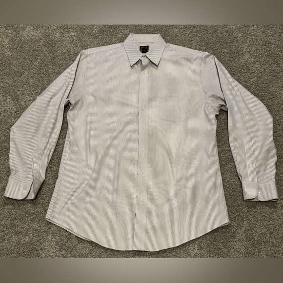Jos. A. Bank Traveler’s Collection Striped Dress Shirt - Picture 4 of 6